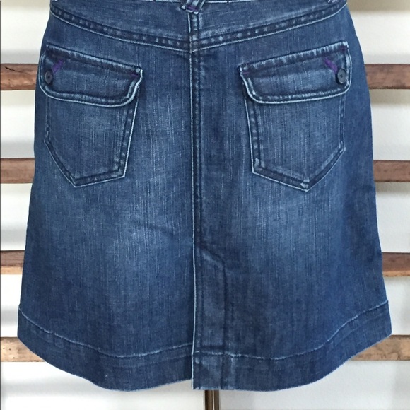 BICA CHEIA for Anthropologie Denim Skirt Size 8 - Picture 4 of 6